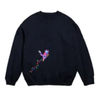 WataMayuroom☆のカラフルさん通りまーす！ Crew Neck Sweatshirt