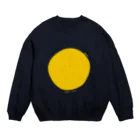 Bingbungの十五夜の月 Crew Neck Sweatshirt