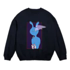 りしのみせ。のヘビースモーカーUSAOと女のグッズ Crew Neck Sweatshirt