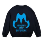 MKO DESIGNのofficial logo 03 Crew Neck Sweatshirt