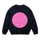 yukashanyのpink snow Crew Neck Sweatshirt