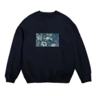 おしゃれ屋さんの倒れるタピオカ Crew Neck Sweatshirt