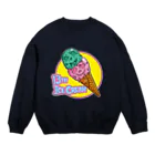 MackToons A.K.A カキ天の13日はアイスの日!!!! Crew Neck Sweatshirt