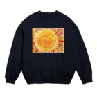 cocomane.artの太陽 Crew Neck Sweatshirt