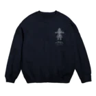 ユキノチカラの西和賀の厄払い人形（濃色） Crew Neck Sweatshirt