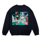 林派アート専門店の写真加工シリーズ*006 Crew Neck Sweatshirt