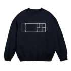 semi_trailerのone room white Crew Neck Sweatshirt