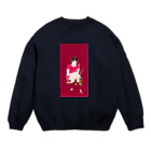 雅梅餃子のチャイナ娘 Crew Neck Sweatshirt