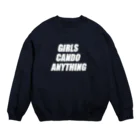 maricos shopのcan do anything (white) スウェット