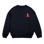 うらめし屋　のカラーコーンの安全ちゃん Crew Neck Sweatshirt