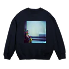 NagamiPoppyの早朝 Crew Neck Sweatshirt