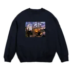 いとうさんのススキ Crew Neck Sweatshirt