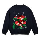 ひのいろ研究室　購買部の花椿 Crew Neck Sweatshirt