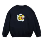 スロータイプ書店 Slowtype Booksのゆるスカタイガー 160-1 Crew Neck Sweatshirt