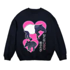 LalaHangeulのマレーバク　似てないけど親子です Crew Neck Sweatshirt