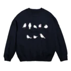 茶原のぶんちょ Crew Neck Sweatshirt