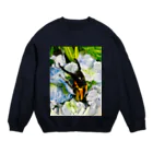 Higurashi430のクワガタ ☆ファブリースノコギリ☆ 縦ver Crew Neck Sweatshirt