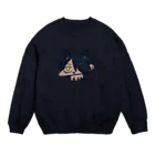 めてるの路上販売のねこのめてる Crew Neck Sweatshirt