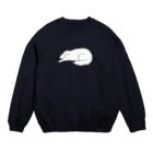 かぬぬの寝る大型犬 Crew Neck Sweatshirt