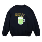 Mrs.Bean/ミセスビーンのクラフトビール Crew Neck Sweatshirt