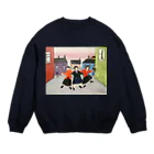 SJMavisの日本での色合い、空間そして時の中のラウリー：Lowry in Japanese color, space, and time Crew Neck Sweatshirt