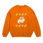 ねずりすSHOPのカップケーキモモンガ Crew Neck Sweatshirt