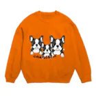 furebuhi　clubのフレブルファミリー（パイド） Crew Neck Sweatshirt