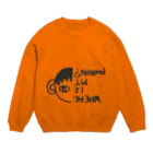 COMPATI〔ZeQ☆彡〕の左寄り Crew Neck Sweatshirt