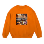 Ksdesignのレトロ　キュービックボックス Crew Neck Sweatshirt