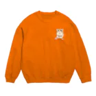 a.m　factoryのマカロニマウス Crew Neck Sweatshirt