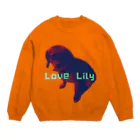 Lily’s shopのLove Lily ① Crew Neck Sweatshirt