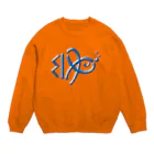 hukamiaquariumの『ゆ』の字 Crew Neck Sweatshirt