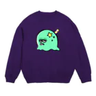 わなしのゆるだらモンスター Crew Neck Sweatshirt