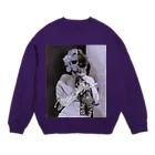 PALA's SHOP　cool、シュール、古風、和風、のMarilynMonroe　&　CAT Crew Neck Sweatshirt