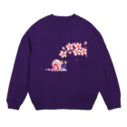 Motonishiのぴこぴこかたつむり Crew Neck Sweatshirt