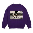 my_second_storyのおしゃれ カジュアル レインブーツ Crew Neck Sweatshirt