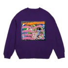 紫の坂の下の国~私たちは分かりあえるのか~ Crew Neck Sweatshirt