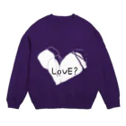 CUBIC ITEMのLOVE？ Crew Neck Sweatshirt