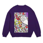 OMENYAのぶったまげおばけ Crew Neck Sweatshirt