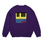 谷田部㌀⑨の鍵盤ピアノ Crew Neck Sweatshirt