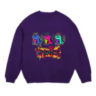 ねこのLAPHCONESSの3匹のラフ子ネス Crew Neck Sweatshirt