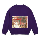 Lost'knotの祇園ノ街デ遊ブ幼女 Crew Neck Sweatshirt