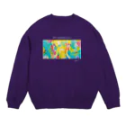 Akiss art ONLINE SHOPのあなたと見つめ合う Crew Neck Sweatshirt