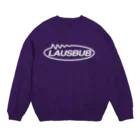 lawi0cir boutiqueのLAUSBUB LOGO② WHITE Crew Neck Sweatshirt