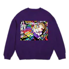 放蕩娘の売店の虹色エクスタシー Crew Neck Sweatshirt