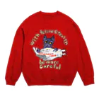 MELT CANDOLLのWith feline stealth Crew Neck Sweatshirt