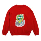 みゆ左衛門の見習い龍神さま🐉 Crew Neck Sweatshirt