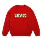 gemgemshopのLET'S GO Crew Neck Sweatshirt