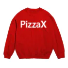 PizzaXのPizzaX - white logo スウェット