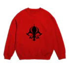 zukkyzukkyの百合の紋章 Crew Neck Sweatshirt